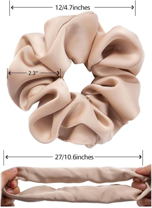 French Silk Scrunchie | Elegant Solid Hair Ties - Image 9