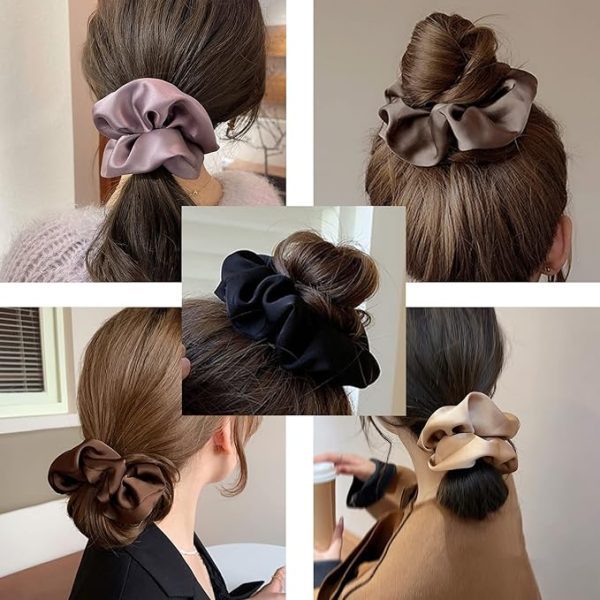 French Silk Scrunchie | Elegant Solid Hair Ties