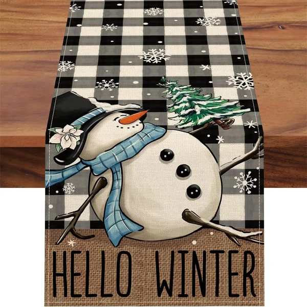 Christmas Table Runner Cloth | Festive & Reusable - Image 17