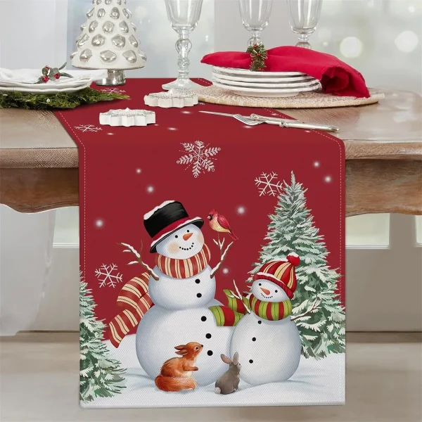 Christmas Table Runner Cloth | Festive & Reusable - Image 14