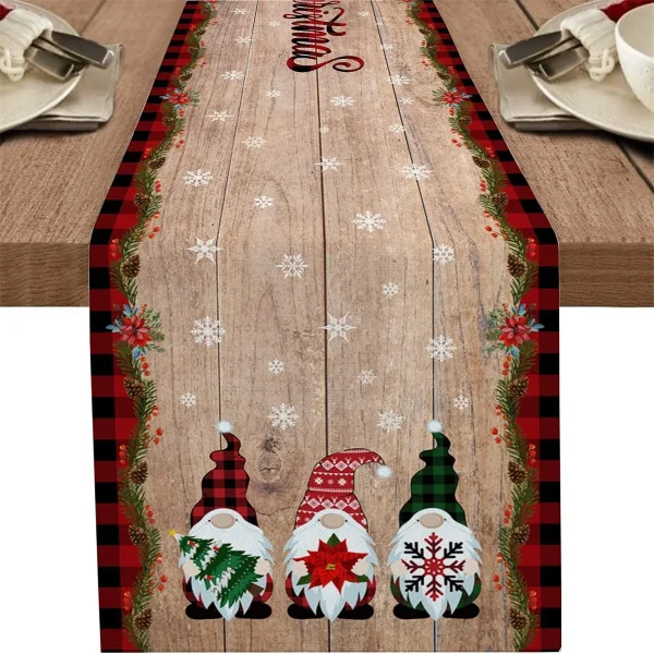 Christmas Table Runner Cloth | Festive & Reusable - Image 4