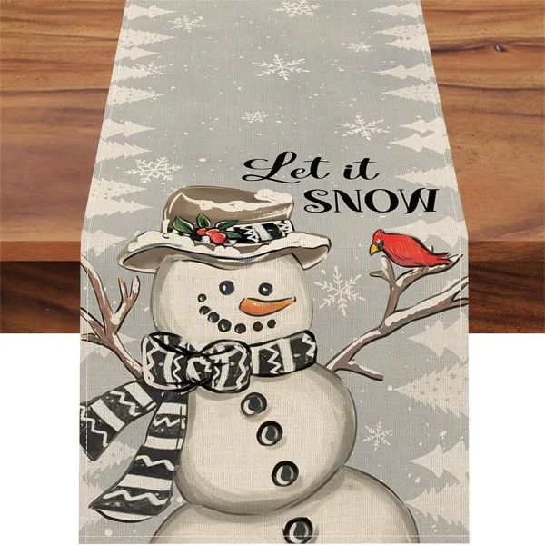 Christmas Table Runner Cloth | Festive & Reusable - Image 11