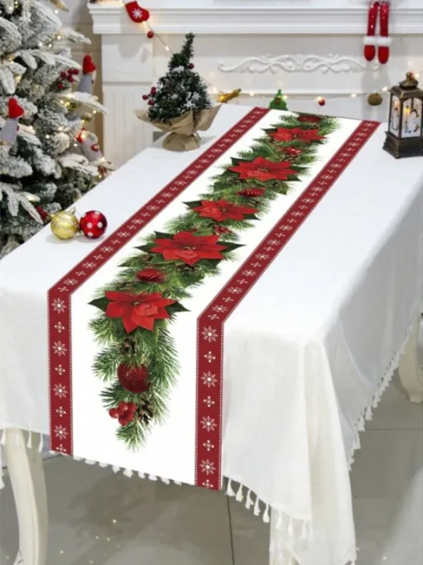 Christmas Table Runner Cloth | Festive & Reusable - Image 25