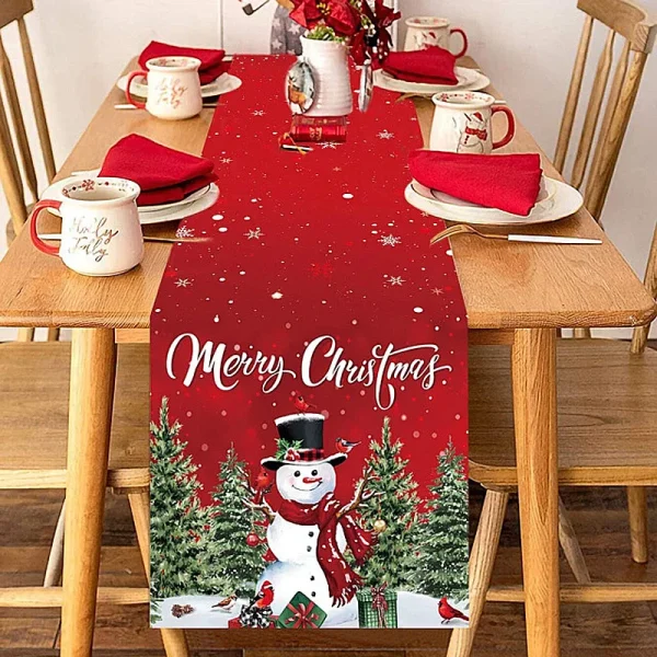 Christmas Table Runner Cloth | Festive & Reusable - Image 26