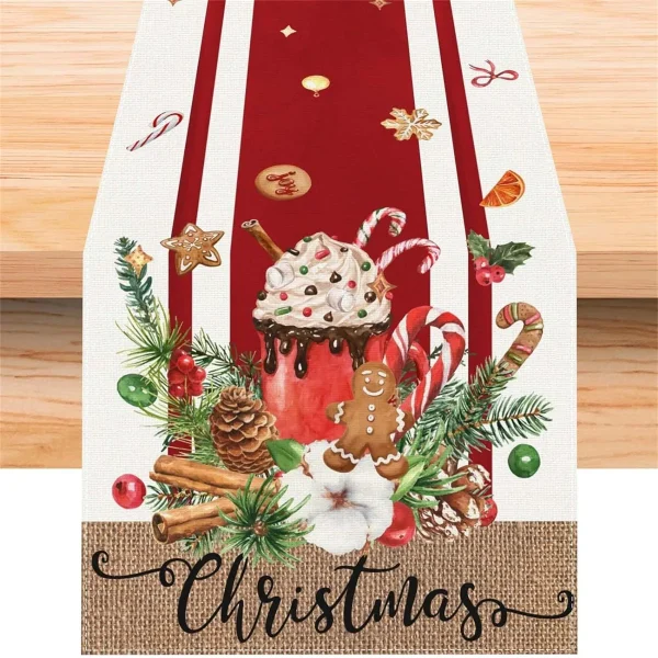 Christmas Table Runner Cloth | Festive & Reusable - Image 9