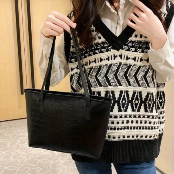 Chic Women’s PU Leather Handbag | Stylish Everyday - Image 6