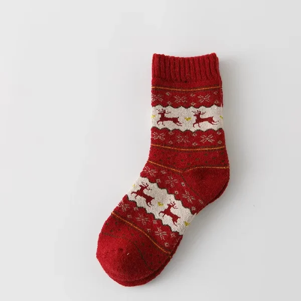 Warm Women’s 3D Striped Christmas Socks | Cozy & Stylish - Image 7