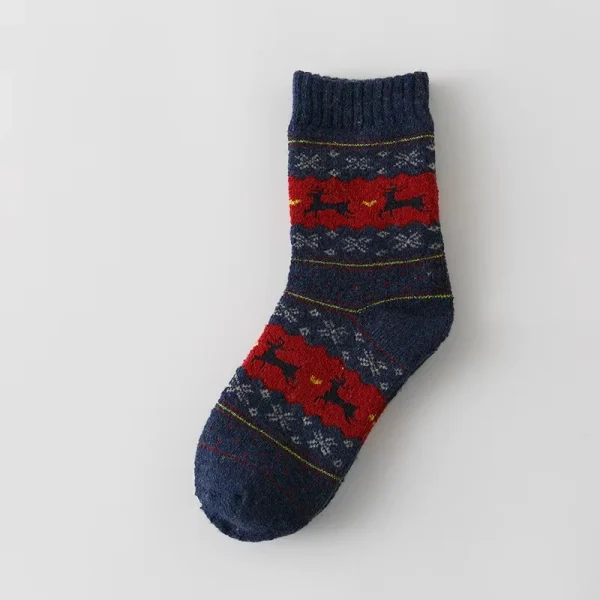 Warm Women’s 3D Striped Christmas Socks | Cozy & Stylish - Image 8